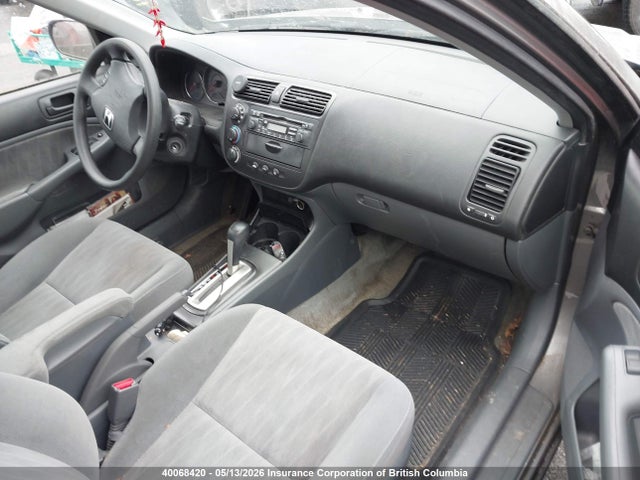 2005 Honda Civic მანქანა იყიდება აუქციონზე, vin: 2HGES16685H035584, აუქციონის ნომერი: 40068420