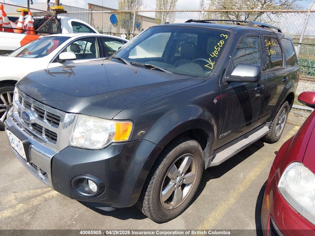 Продажа на аукционе авто 2008 Ford Escape Limited, vin: 1FMCU94178KE66366, номер лота: 40065905
