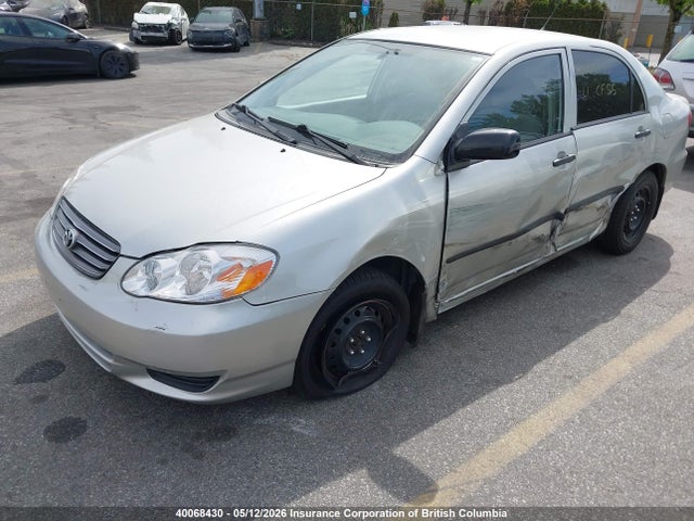 2003 Toyota Corolla Ce/le/s მანქანა იყიდება აუქციონზე, vin: 2T1BR32E93C734865, აუქციონის ნომერი: 40068430