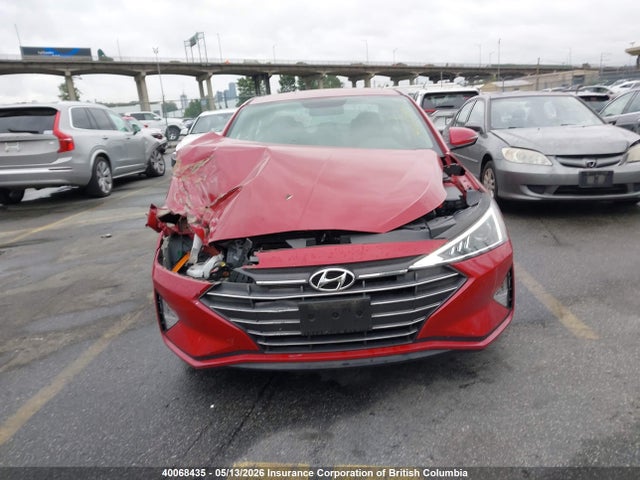 2019 Hyundai Elantra Sel/value/limited მანქანა იყიდება აუქციონზე, vin: KMHD84LF3KU864680, აუქციონის ნომერი: 40068435