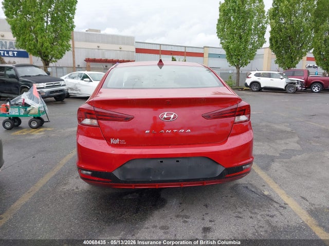 2019 Hyundai Elantra Sel/value/limited მანქანა იყიდება აუქციონზე, vin: KMHD84LF3KU864680, აუქციონის ნომერი: 40068435