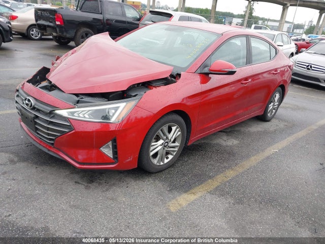 2019 Hyundai Elantra Sel/value/limited მანქანა იყიდება აუქციონზე, vin: KMHD84LF3KU864680, აუქციონის ნომერი: 40068435