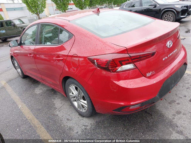 2019 Hyundai Elantra Sel/value/limited მანქანა იყიდება აუქციონზე, vin: KMHD84LF3KU864680, აუქციონის ნომერი: 40068435