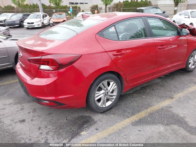 2019 Hyundai Elantra Sel/value/limited მანქანა იყიდება აუქციონზე, vin: KMHD84LF3KU864680, აუქციონის ნომერი: 40068435