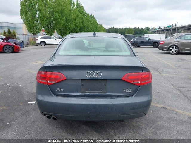 2009 Audi A4 მანქანა იყიდება აუქციონზე, vin: WAULF68K59N032749, აუქციონის ნომერი: 40068440