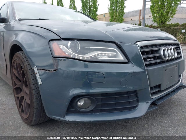 2009 Audi A4 მანქანა იყიდება აუქციონზე, vin: WAULF68K59N032749, აუქციონის ნომერი: 40068440