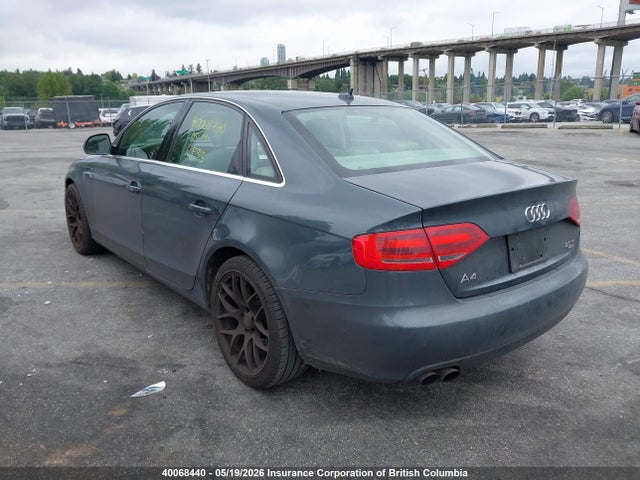 2009 Audi A4 მანქანა იყიდება აუქციონზე, vin: WAULF68K59N032749, აუქციონის ნომერი: 40068440