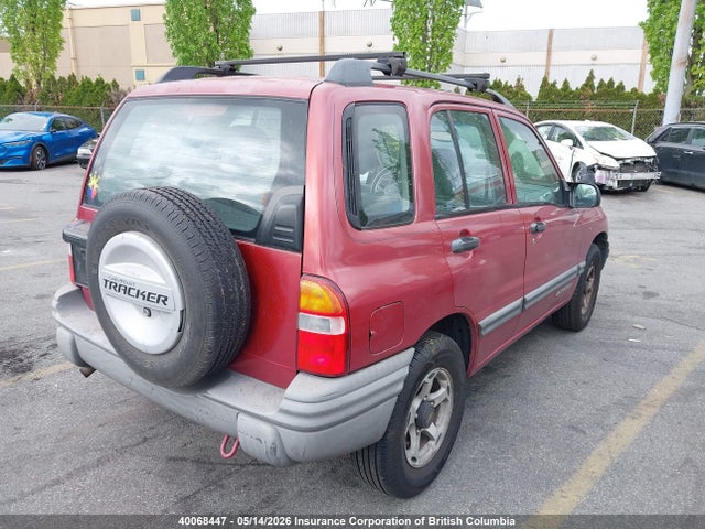 2000 Chevrolet Tracker მანქანა იყიდება აუქციონზე, vin: 2CNBJ13C9Y6931242, აუქციონის ნომერი: 40068447