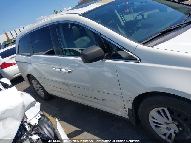 2013 Honda Odyssey Exl მანქანა იყიდება აუქციონზე, vin: 5FNRL5H64DB505602, აუქციონის ნომერი: 40068449