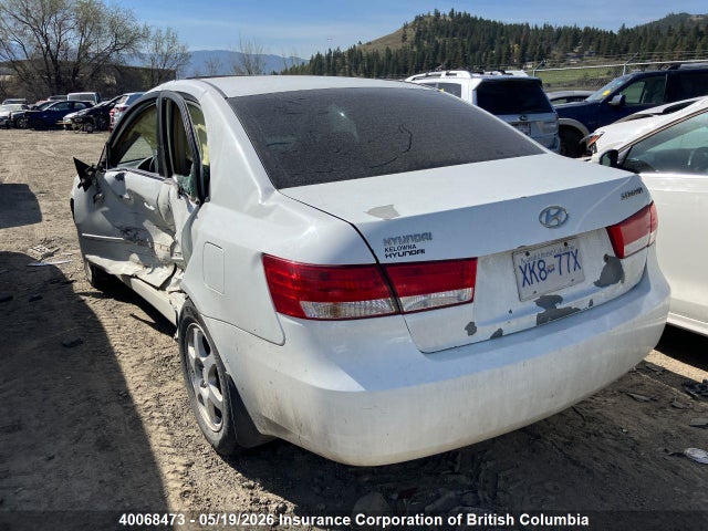 2007 Hyundai Sonata Gls მანქანა იყიდება აუქციონზე, vin: 5NPET46C27H184182, აუქციონის ნომერი: 40068473