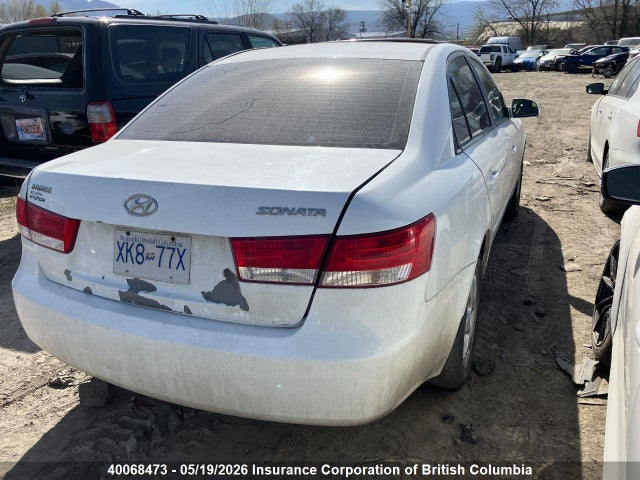 2007 Hyundai Sonata Gls მანქანა იყიდება აუქციონზე, vin: 5NPET46C27H184182, აუქციონის ნომერი: 40068473