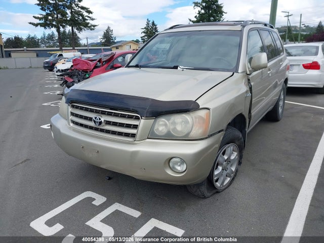 2002 Toyota Highlander Limited მანქანა იყიდება აუქციონზე, vin: JTEHF21A920050592, აუქციონის ნომერი: 40054398