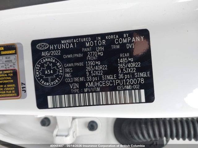 Продаж на аукціоні авто 2023 Genesis Gv80, vin: KMUHCESC1PU120078, номер лоту: 40068487