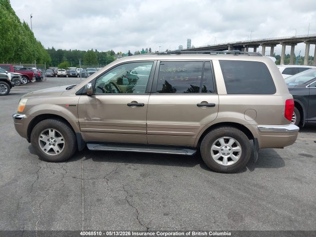 2003 Honda Pilot მანქანა იყიდება აუქციონზე, vin: 2HKYF18483H003833, აუქციონის ნომერი: 40068510