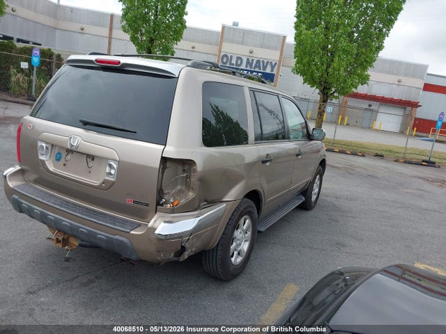 2003 Honda Pilot მანქანა იყიდება აუქციონზე, vin: 2HKYF18483H003833, აუქციონის ნომერი: 40068510