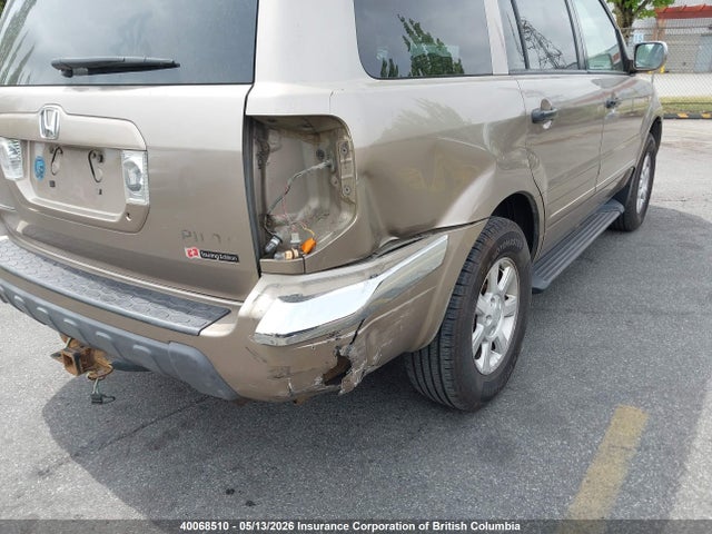 2003 Honda Pilot მანქანა იყიდება აუქციონზე, vin: 2HKYF18483H003833, აუქციონის ნომერი: 40068510