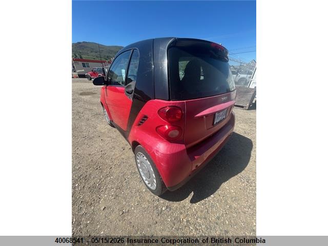 40068541 :رقم المزاد ، WMEEJ3BA3AK384227 vin ، 2010 Smart Fortwo Pure/passion مزاد بيع