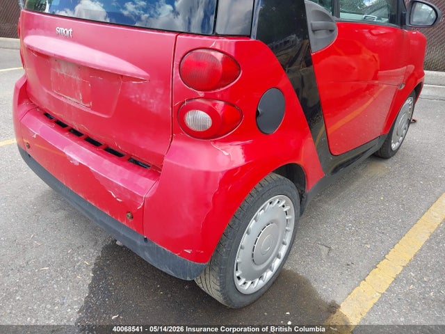 40068541 :رقم المزاد ، WMEEJ3BA3AK384227 vin ، 2010 Smart Fortwo Pure/passion مزاد بيع