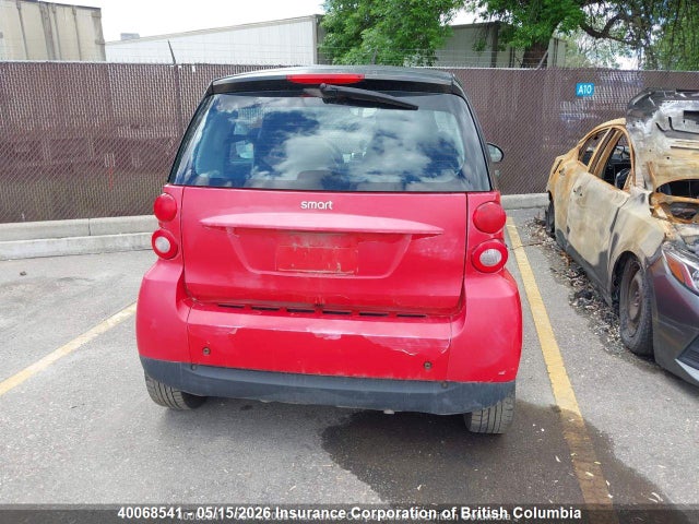 40068541 :رقم المزاد ، WMEEJ3BA3AK384227 vin ، 2010 Smart Fortwo Pure/passion مزاد بيع