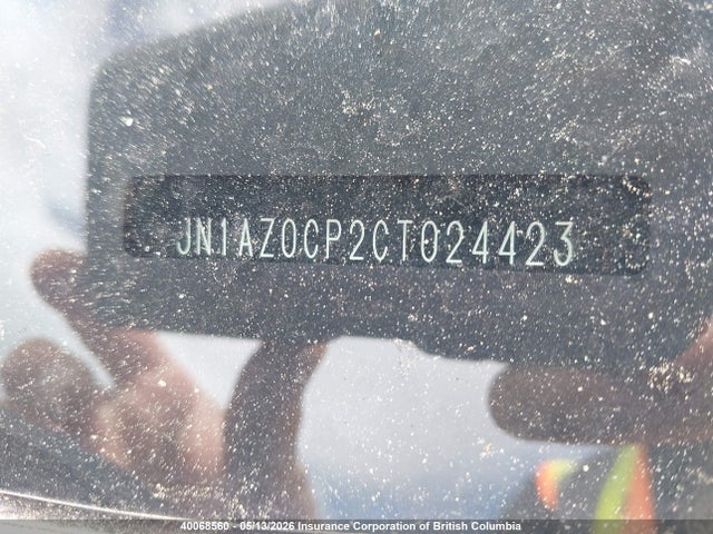 40068560 :رقم المزاد ، JN1AZ0CP2CT024423 vin ، 2012 Nissan Leaf مزاد بيع