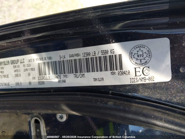 3C63R3JL3EG220479 RAM 3500 Laramie