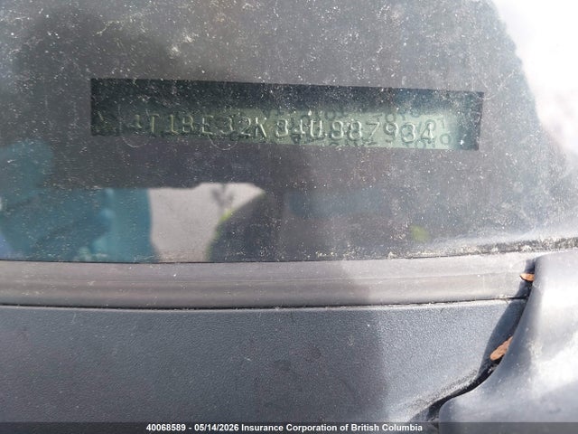 40068589 :رقم المزاد ، 4T1BE32K84U887934 vin ، 2004 Toyota Camry مزاد بيع