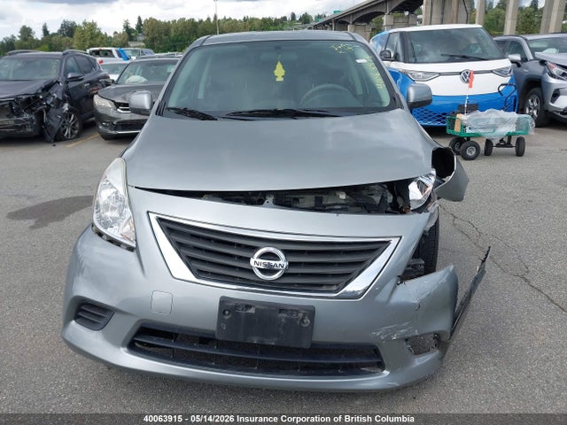 2013 Nissan Versa S/s Plus/sv/sl მანქანა იყიდება აუქციონზე, vin: 3N1CN7APXDL875102, აუქციონის ნომერი: 40063915