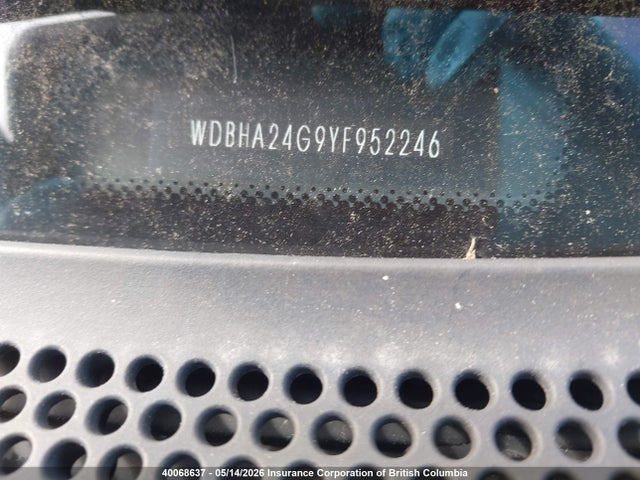Продаж на аукціоні авто 2000 Mercedes-benz C 230 Classic/elegance/sport, vin: WDBHA24G9YF952246, номер лоту: 40068637