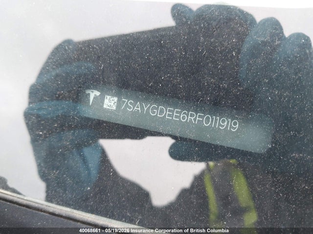 Продажа на аукционе авто 2024 Tesla Model Y, vin: 7SAYGDEE6RF011919, номер лота: 40068661
