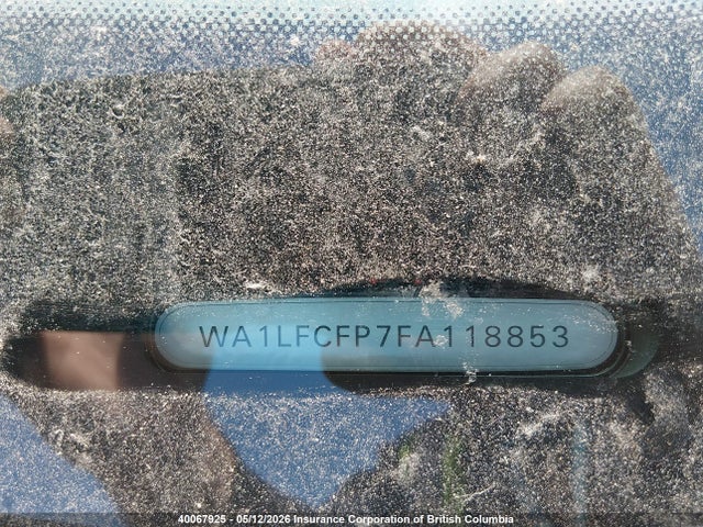 40067925 :رقم المزاد ، WA1LFCFP7FA118853 vin ، 2015 Audi Q5 Premium Plus مزاد بيع