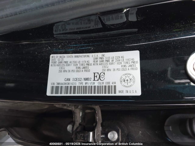 7MMVAACW9SN116215 Mazda CX-50