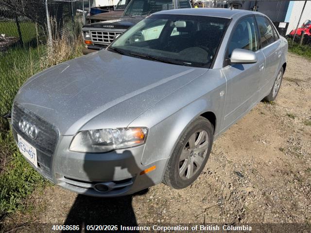 Aukcja sprzedaży 2007 Audi A4, vin: WAUDF78E07A088137, numer aukcji: 40068686