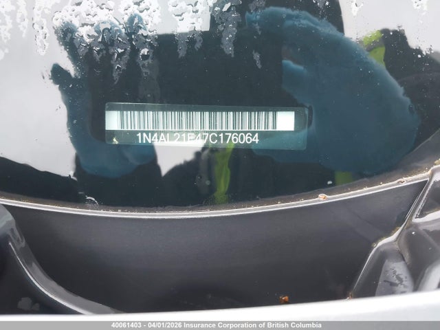 2007 Nissan Altima 2.5/2.5s მანქანა იყიდება აუქციონზე, vin: 1N4AL21E47C176064, აუქციონის ნომერი: 40061403