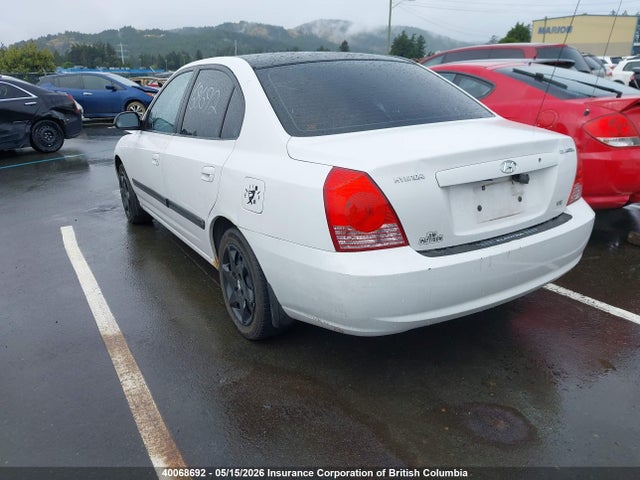 2004 Hyundai Elantra Gls/gt მანქანა იყიდება აუქციონზე, vin: KMHDN45D64U903608, აუქციონის ნომერი: 40068692
