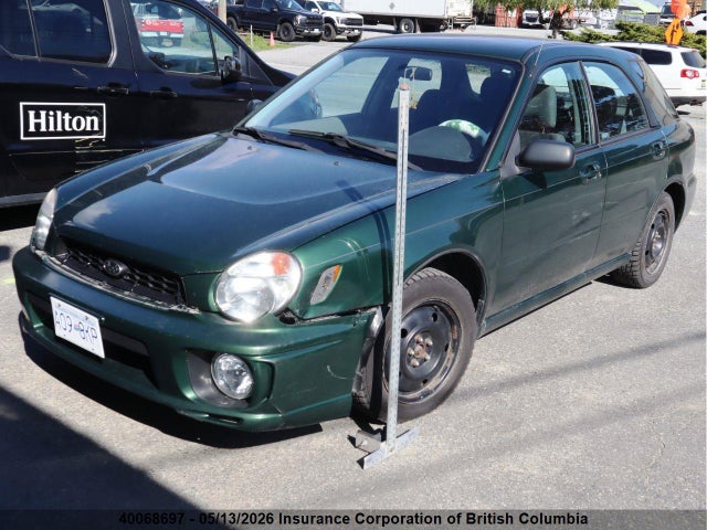 Продажа на аукционе авто 2002 Subaru Impreza Ts, vin: JF1GG65572H830115, номер лота: 40068697