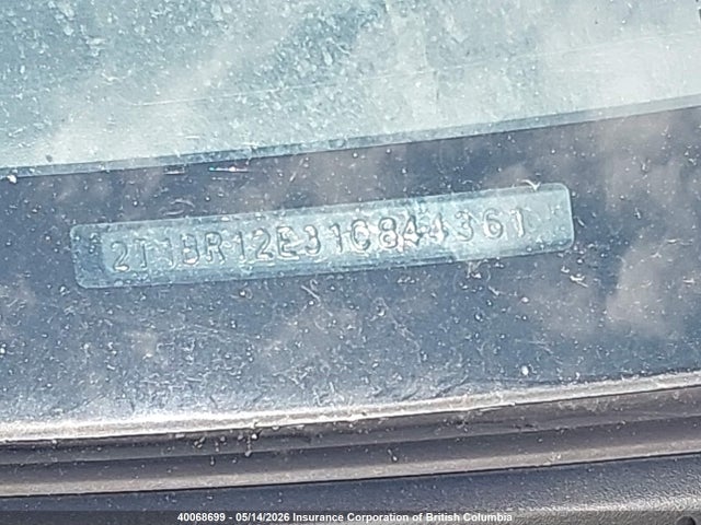 40068699 :رقم المزاد ، 2T1BR12E31C844361 vin ، 2001 Toyota Corolla Ce/le/s مزاد بيع