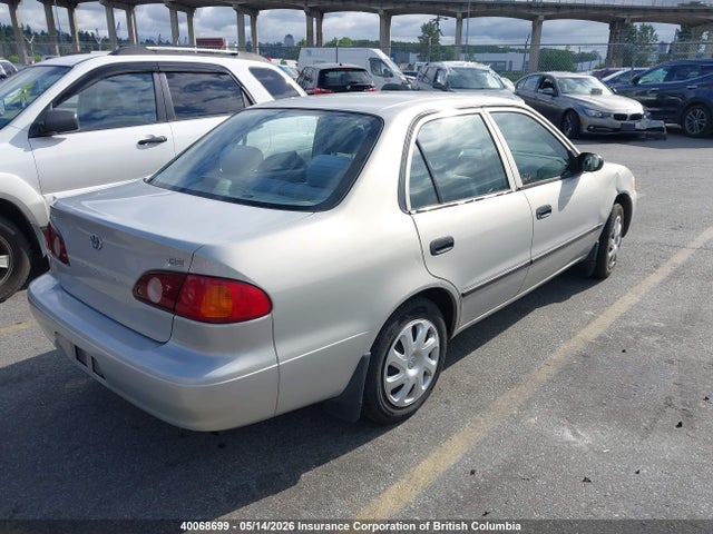 40068699 :رقم المزاد ، 2T1BR12E31C844361 vin ، 2001 Toyota Corolla Ce/le/s مزاد بيع