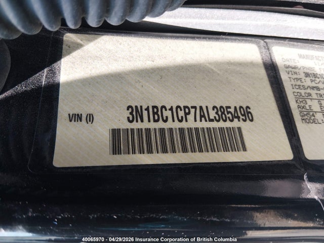 Продаж на аукціоні авто 2010 Nissan Versa S/sl, vin: 3N1BC1CP7AL385496, номер лоту: 40065970