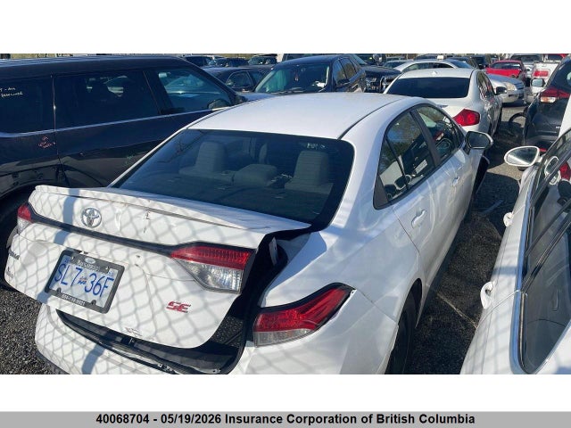 40068704 :رقم المزاد ، 5YFB4MBE7NP124437 vin ، 2022 Toyota Corolla Se مزاد بيع