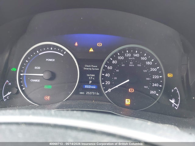 Aukcja sprzedaży 2014 Lexus Es 300h 300h, vin: JTHBW1GG4E2067629, numer aukcji: 40068713