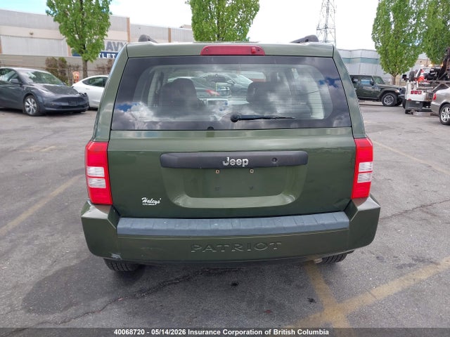40068720 :رقم المزاد ، 1J8FT28W98D737541 vin ، 2008 Jeep Patriot Sport مزاد بيع