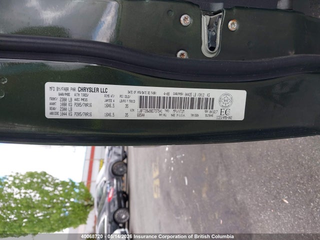 40068720 :رقم المزاد ، 1J8FT28W98D737541 vin ، 2008 Jeep Patriot Sport مزاد بيع