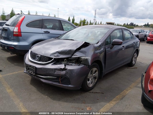 Продажа на аукционе авто 2014 Honda Civic Lx, vin: 2HGFB2F45EH011087, номер лота: 40058016