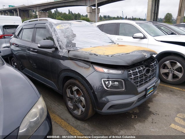40058545 :رقم المزاد ، KMHRC8A34LU044047 vin ، 2020 Hyundai Venue Sel/denim مزاد بيع