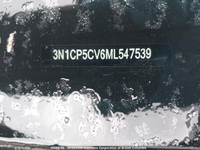 3N1CP5CV6ML547539 Nissan Kicks