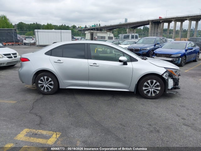 2022 Toyota Corolla Hybrid Base W/li Battery მანქანა იყიდება აუქციონზე, vin: JTDBBMBE9N3501820, აუქციონის ნომერი: 40068773