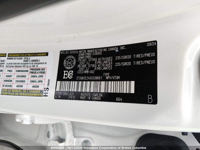 Aukcja sprzedaży 2025 Lexus Nx 350h Base/350h Premium/350h Luxury, vin: 2T2GKCEZ4SC038661, numer aukcji: 40068500