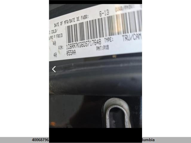 40068796 :رقم المزاد ، 1C6RR7KG6DS717648 vin ، 2013 Ram 1500 St مزاد بيع