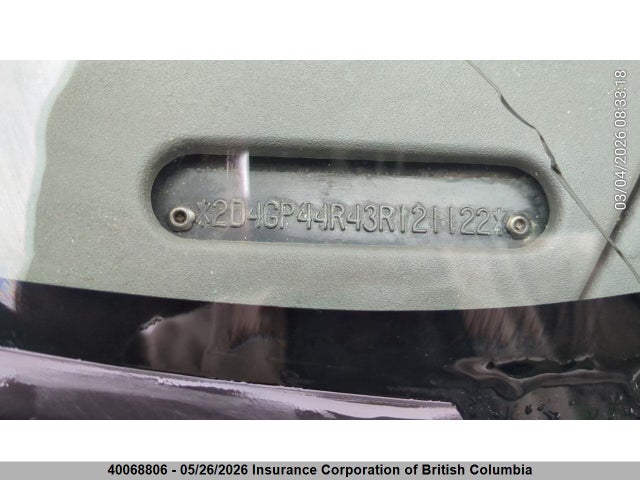 40068806 :رقم المزاد ، 2D4GP44R43R121122 vin ، 2003 Dodge Grand Caravan Sport مزاد بيع