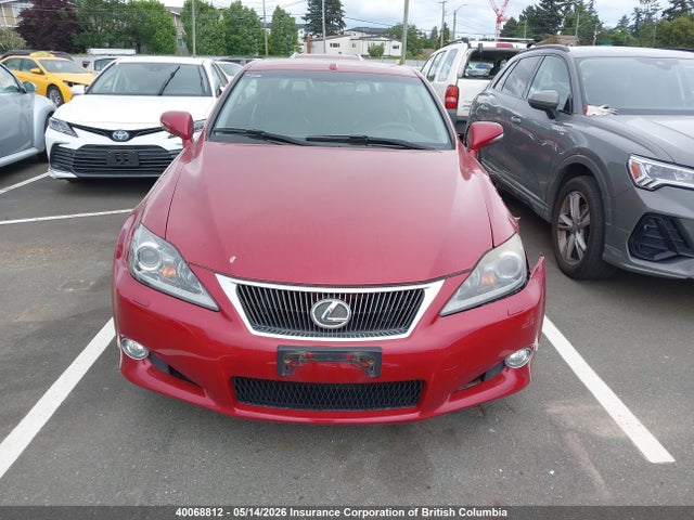 Auction sale of the 2012 Lexus Is 250, vin: JTHFF2C23C2521433, lot number: 40068812